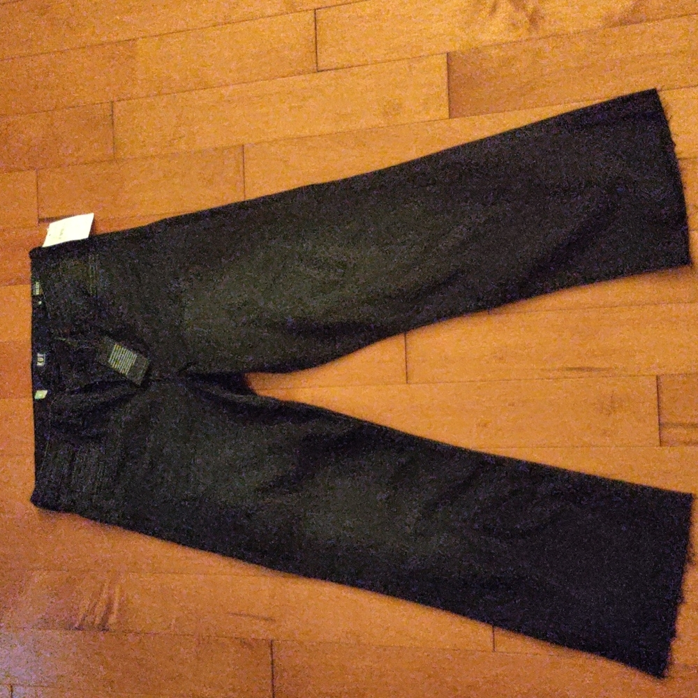KUT from the KLOTH high rise KELSEY ankle FLARE SIZE 6R COLOR BLACK